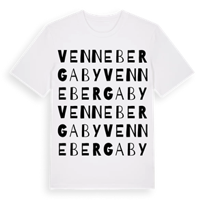 Venneberga by ordlek t-shirt – ekologisk bomull t-shirt från Pinshirt