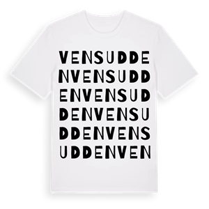 Vensudden ordlek t-shirt – ekologisk bomull t-shirt från Pinshirt