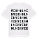 Verholmen ordlek t-shirt
