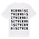 Vervnäset ordlek t-shirt
