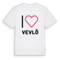 Jag älskar Vevlö t-shirt stort tryck