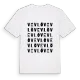 Vevlö ordlek t-shirt