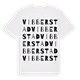 White t-shirt med Vibberstad ordlek t-shirt