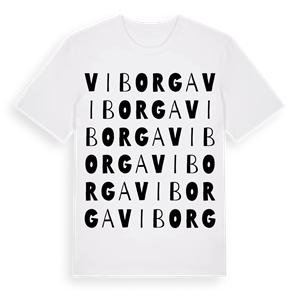Viborga ordlek t-shirt – ekologisk bomull t-shirt från Pinshirt