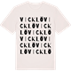 Vintage White t-shirt med Vicklö ordlek t-shirt