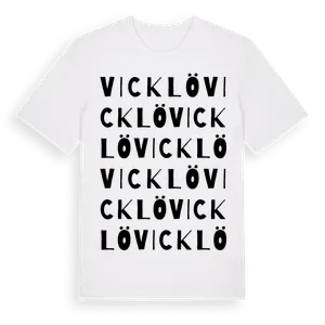 Vicklö ordlek t-shirt – ekologisk bomull t-shirt från Pinshirt
