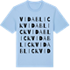 Blue Soul t-shirt med Vidablick ordlek t-shirt