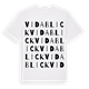 Vidablick ordlek t-shirt