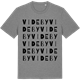 Mid Heather Gray t-shirt med Videby ordlek t-shirt