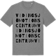 Mid Heather Gray t-shirt med Vidingsjö motionscentrum ordlek t-shirt