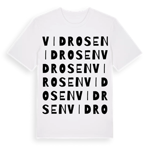 Vidrosen ordlek t-shirt – ekologisk bomull t-shirt från Pinshirt