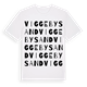Viggebysand ordlek t-shirt