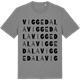 Mid Heather Gray t-shirt med Viggedala ordlek t-shirt