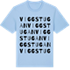 Blue Soul t-shirt med Viggstugan ordlek t-shirt
