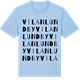 Blue Soul t-shirt med Vilan Lundby ordlek t-shirt