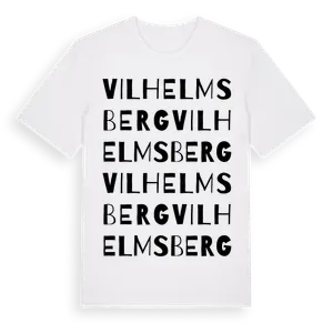 Vilhelmsberg ordlek t-shirt – ekologisk bomull t-shirt från Pinshirt