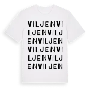 Viljen ordlek t-shirt – ekologisk bomull t-shirt från Pinshirt