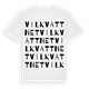 Vilkvattnet ordlek t-shirt