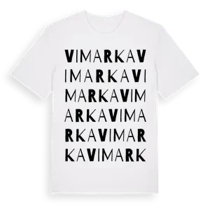 Vimarka ordlek t-shirt – ekologisk bomull t-shirt från Pinshirt