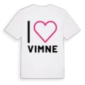 Jag älskar Vimne t-shirt stort tryck