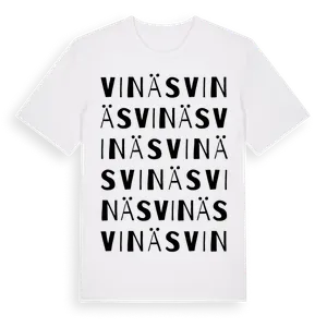 Vinäs ordlek t-shirt – ekologisk bomull t-shirt från Pinshirt
