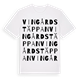 Vingårdstäppan ordlek t-shirt