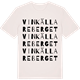 Vintage White t-shirt med Vinkällareberget ordlek t-shirt