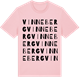 Pink Cotton t-shirt med Vinneberg ordlek t-shirt