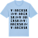 Blue Soul t-shirt med Vinnersrum ordlek t-shirt