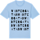 Blue Soul t-shirt med Vintergatan ordlek t-shirt