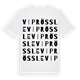 Viprössle ordlek t-shirt