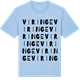 Blue Soul t-shirt med Viringe ordlek t-shirt