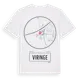 White t-shirt med Viringe t-shirt