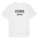 White t-shirt med Visärka i Sverige t-shirt
