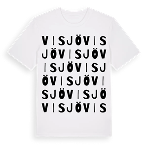 Visjö ordlek t-shirt – ekologisk bomull t-shirt från Pinshirt