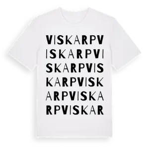 Viskarp ordlek t-shirt – ekologisk bomull t-shirt från Pinshirt