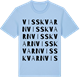 Blue Soul t-shirt med Visskvarn ordlek t-shirt