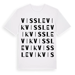 Visslevik ordlek t-shirt – ekologisk bomull t-shirt från Pinshirt