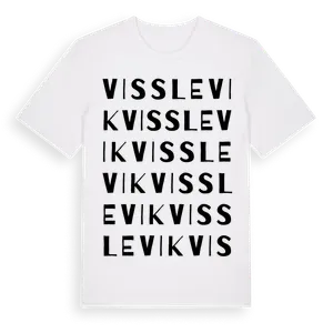 Visslevik ordlek t-shirt – ekologisk bomull t-shirt från Pinshirt