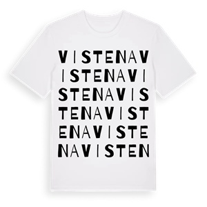 Vistena ordlek t-shirt – ekologisk bomull t-shirt från Pinshirt