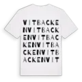 Vitbacken ordlek t-shirt