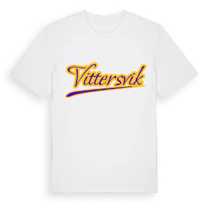 Vittersvik baseball t-shirt – ekologisk bomull t-shirt från Pinshirt