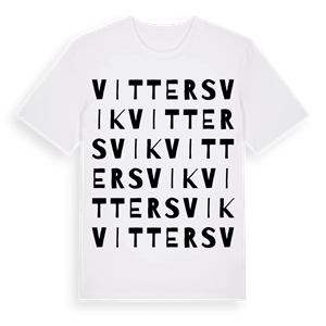 Vittersvik ordlek t-shirt – ekologisk bomull t-shirt från Pinshirt