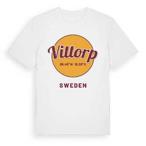 Vittorp cirkel t-shirt – ekologisk bomull t-shirt från Pinshirt