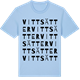 Blue Soul t-shirt med Vittsätter ordlek t-shirt