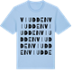 Blue Soul t-shirt med Viudden ordlek t-shirt