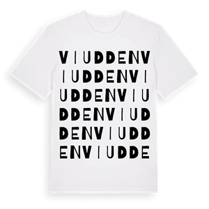 Viudden ordlek t-shirt – ekologisk bomull t-shirt från Pinshirt