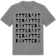 Mid Heather Gray t-shirt med Ytterå ordlek t-shirt