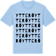 Blue Soul t-shirt med Ytterö ordlek t-shirt