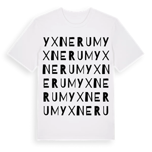 Yxnerum ordlek t-shirt – ekologisk bomull t-shirt från Pinshirt
